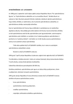 Apdrošināšanas AS Latgarants 1