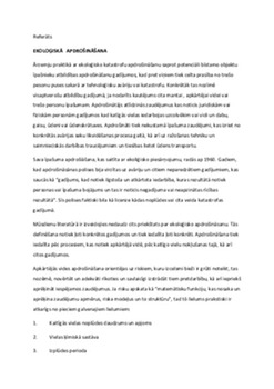 Ekoloģiskā apdrošināšana 1