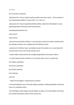 ĢIS izmantošana mūsdienās 1