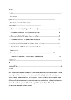 Dokumenti un to atsavinājumi 1