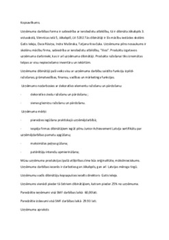Mācību firmas biznesa plāns 1