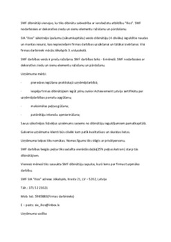 Mācību firmas biznesa plāns 2