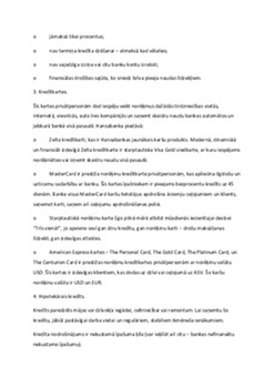 As “hansabanka” piedāvātie kredīti privātpersonām 3