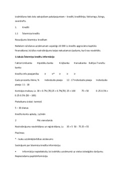 Banku informācijas analīze 2