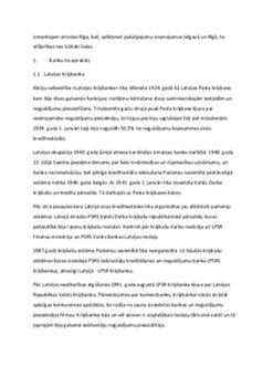 Latvijas banku salīdzinājums 2