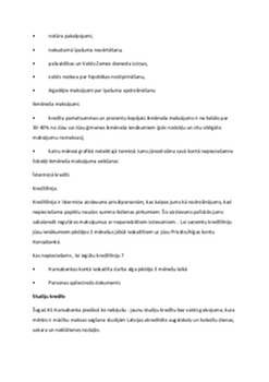 Kredītu politika Latvijā 3