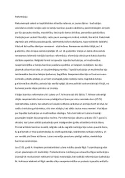 Reformācija un Kontrreformācija 1