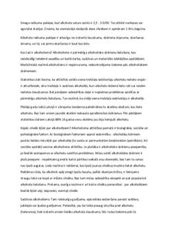 Alkohola ietekme 2