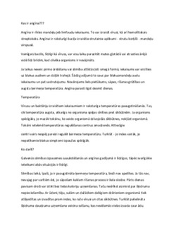 Angīna: simptomi un ārstēšana 1