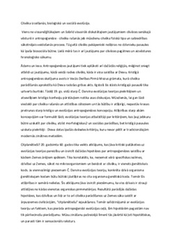 Cilvēka izcelšanās, bioloģiskā un sociālā evolūcija 1