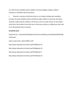 Mutācijas faktori 2