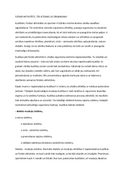 Fizisās aktivitates 1