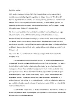 Darvina evolūcijas teorija: dzīvības attīstības pamati 1