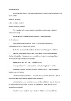 Organisma regulācija 2