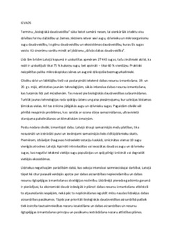 Bioloģiskā daudzveidība 1