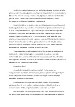 Ģenētikas nozīme mūsdienās (cilmes šūnas) 1