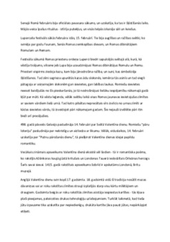Valentīna diena – svētku vēsture un tradīcijas 1