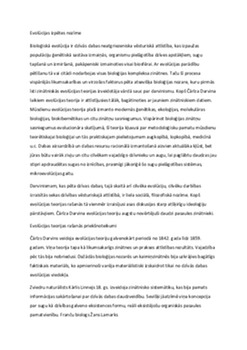 Evolūcijas izpētes nozīme 1