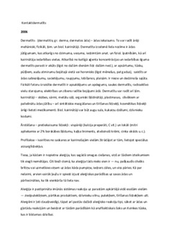 Kontaktdermatīts – cēloņi, simptomi un ārstēšana 1