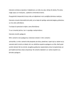 Cements: ražošana un celtniecības materiāli 1