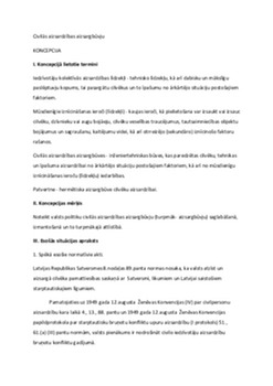 Civilās aizsardzības aizsargbūvju KONCEPCIJA 1
