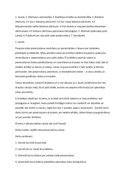 Piesārņošanas problemas Latvijā 1