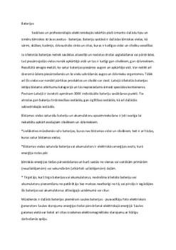 Baterijas un vide: utilizācijas problēmas 1