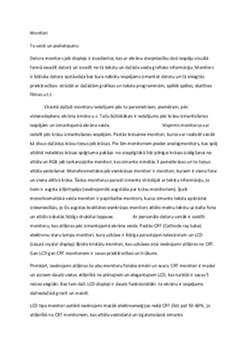Datormonitori: ekrāni un tehnoloģijas 1