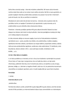 Internets musdienu sabiedrībā 2