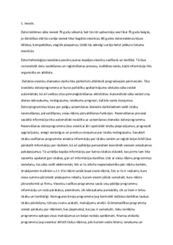 Datorsistēmu attīstība un pielietojums 20. gadsimta otrajā pusē 1