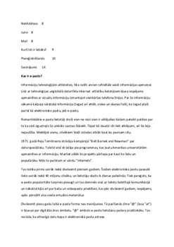 E - pasts (e - mail) 2