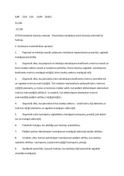 Skaitliskās metodes "Lineāru algebrisku vienādojumu sistēmu atrisināšana ar iterāciju metodēm" (Praktiskais darbs Nr 1 - RA) C++ 2