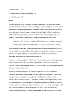 Datora portu programmēšana 2