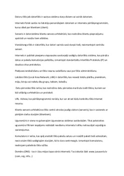 Terminu skaidrojums informatikā 1