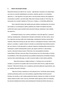 Primitīvi rekursīvās funkcijas 1