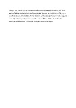 Latvijas tautsaimniecība šodien 1