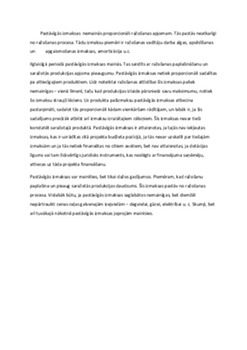Vai patstāvīgās izmaksas var mainīties? 1