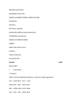 Statistika: sabiedriskās ēdināšanas apgrozījuma datu analīze 1