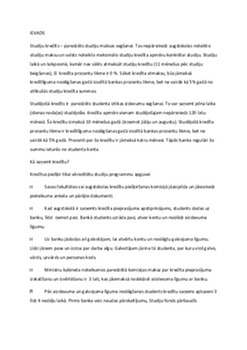 Studentu un studējošo kreditēšana 1
