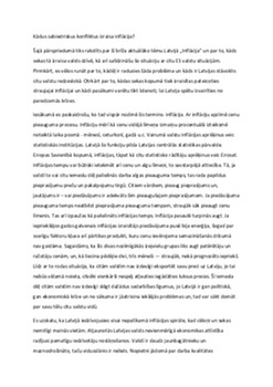 Kādus sabiedriskus konfliktus izraisa inflācija 1