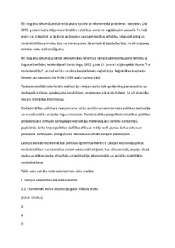 Bezdarbs – ekonomikas izaicinājums 1