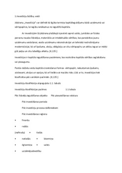 Investīciju ekonomiskā būtība,veidi, dinamika Latvijā 3
