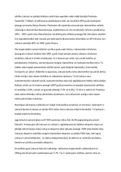 Lietuvas makroekonomiskie rādītāji 2