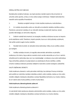 Nodoklu butiba un funkcijas 1