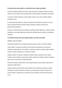 Nodoklu butiba un funkcijas 2