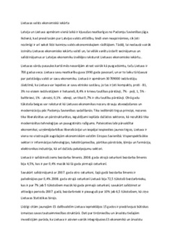 Lietuvas valsts ekonomiskā iekārta 1