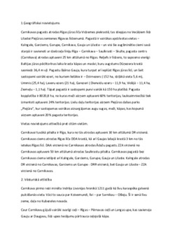 Carnikavas pagasta raksturojums 1