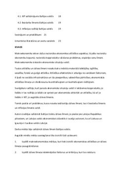Dzīves līmenis Baltijas valstīs 2006 - 2007 2