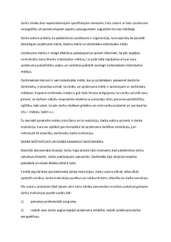 Darba motivācija un samaksas organizācija konkrētā uzņēmumā 2