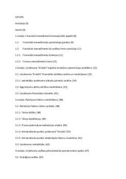 Finansiālā menedžmenta funkcijas 1